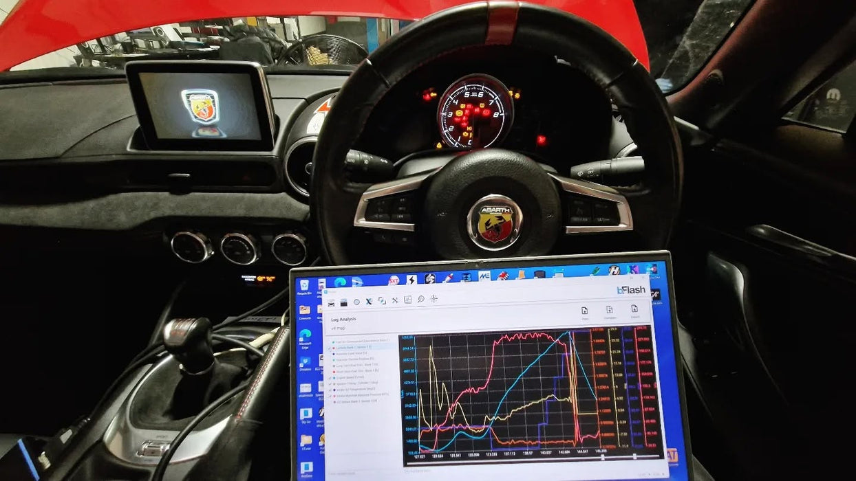 Abarth 124 Spider direct to ECU custom remapping