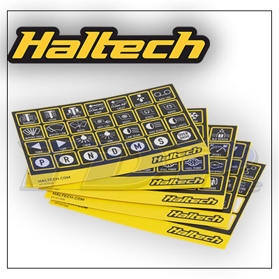 Haltech CAN Keypad Label Set — TPW Engineering