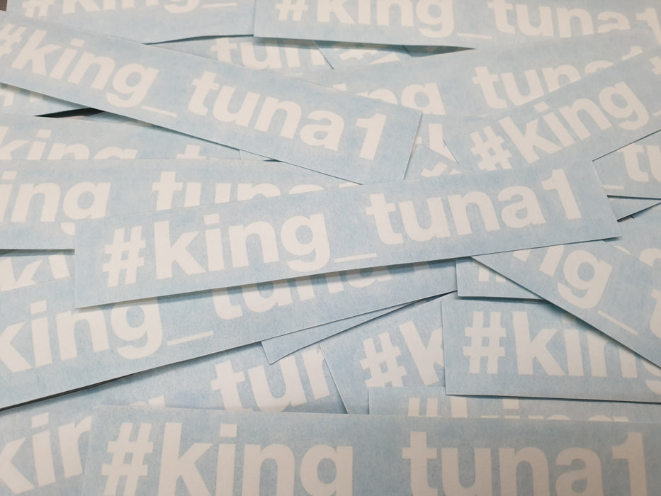 KingTuna "Hashtag" Sticker (x2)