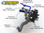 SUPERPRO SWAY BAR MOUNTING TO CHASSIS EP3 DC5 - TDi North